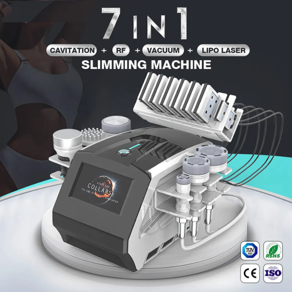 pro 3 Aesthetic Pro – Aparat Profesional Remodelare Corporala 7 in 1 cu Cavitatie, Vacuum, Radiofrecventa si Lipolaser